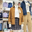 ジャケット キッズ 子供服 男の子 女の子 秋 ブルゾン ゆったり ワーク アウター 綿 浅褐色 紺 110cm 120cm 130cm 140cm 150cm...