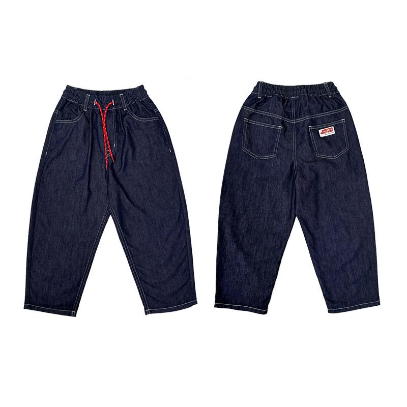 子供服 ジーンズ 全綿 デニムパンツ 春秋 中小子供 男女兼用 中腰 110cm 120cm 130cm 140cm 150cm 160c..