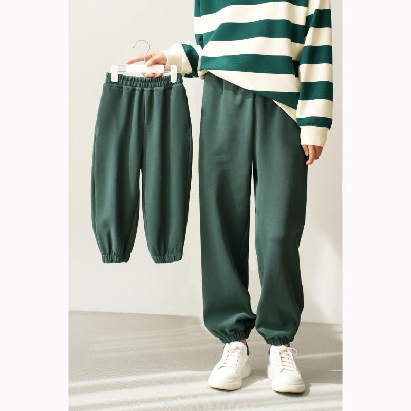 パンツ 親子 レディース メンズ キッズ 子供 男女兼用 運動パンツ スウェットパンツ ロングパンツ 中小..