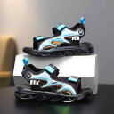 サンダル キッズ 男の子 子供用 サンダル 夏用 ビーチサンダル カジュアル メッシュ マジックテープ ブルー グリーン 12歳 7歳 6歳 4歳 春夏(x10...