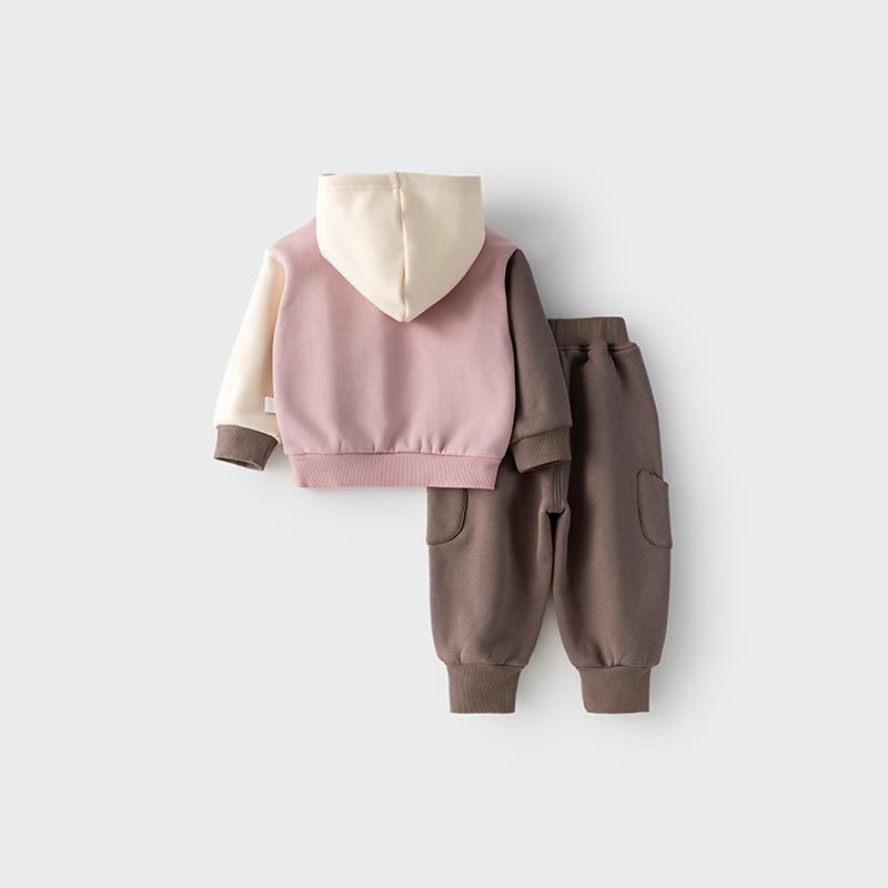 キッズ スウェット セットアップ 裏起毛 上下セット 長袖 ロングパンツ フード付き 秋冬 3歳 4歳 5歳 6歳 7歳 8歳 100cm 110cm 120cm 130cm 140cm 普段着 部屋着 ピンク系