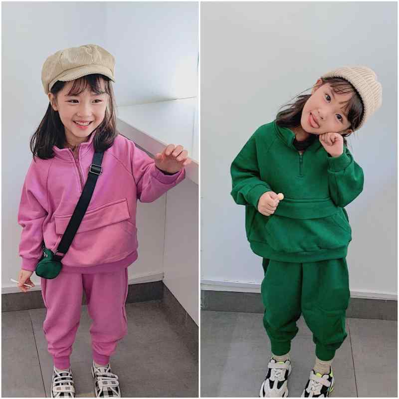 キッズ ジャージ 上下セット 子供服 男の子 女の子 スポーツウェア 綿100% 長袖 ロングパンツ 春秋 パープル系 グリーン系