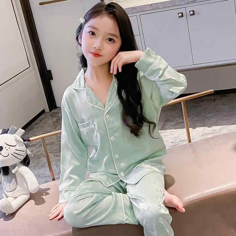 子供用パジャマ 女の子 春秋 接触冷感 ホームウェア セットアップ 薄手 子供服 中 বড় キッズ 110cm 120cm 130cm 140cm 150cm 160cm 170cm