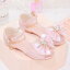 サンダル キッズ 女の子 プリンセス風 子供靴 柔らかい底 蝶結び 白 ピンク系 1歳 2歳 3歳 4歳 5歳 6歳..
