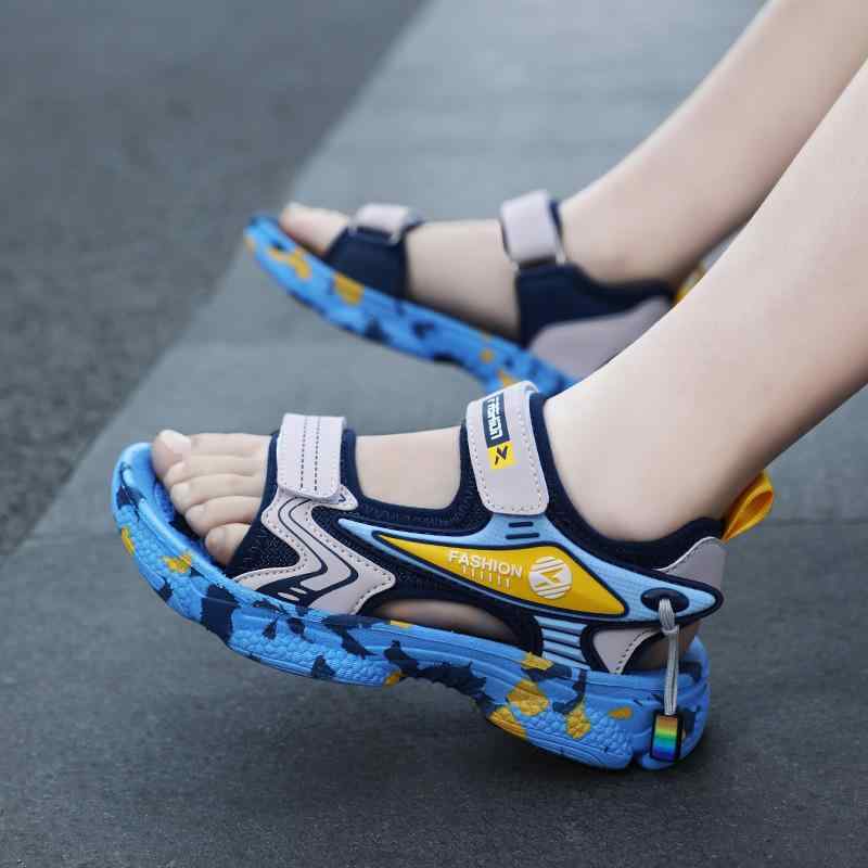 サンダル キッズ スポーツサンダル 男の子 女の子 子供 運動靴 通気性 メッシュ 軽量 滑り止め ビーチ..