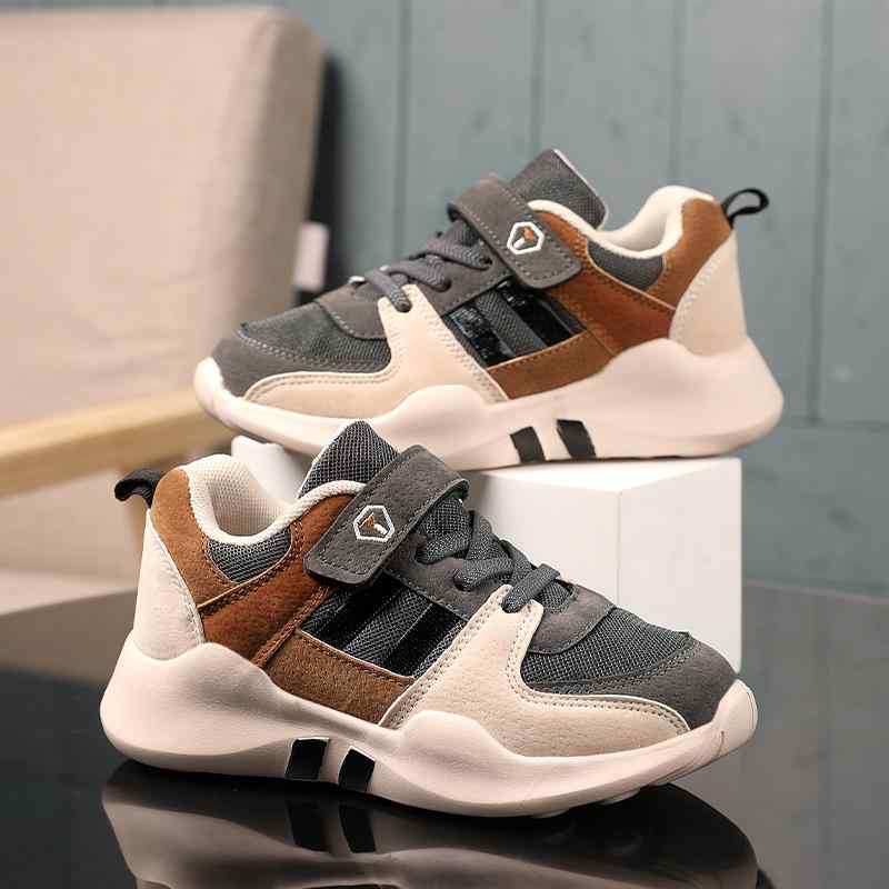 スニーカー キッズ 男の子 子供靴 スポーツシューズ 通気性 メッシュ 運動靴 軟底 衝撃吸収 グリップ力..