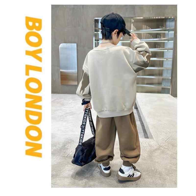 子供用ジャージ 上下セット 男の子 秋冬 裏起毛 暖かい 子供服 ボーイズ 普段着 部屋着 スポーツウェア 2点セット 120cm 130cm 140cm 150cm 160cm 170cm