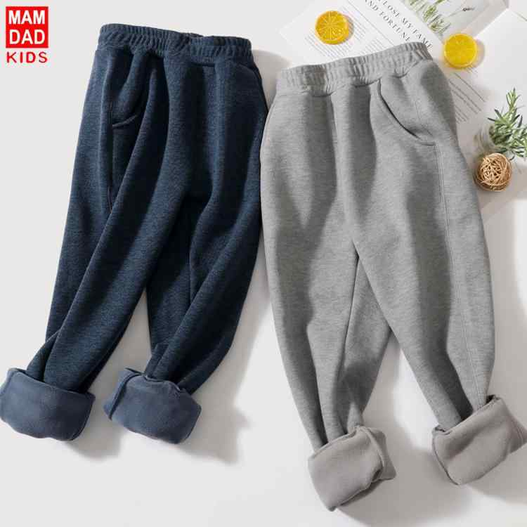 子供用パンツ 秋冬 裏起毛 スウェットパンツ 男の子 女の子 カジュアルパンツ 通学着 ミディアムウエス..