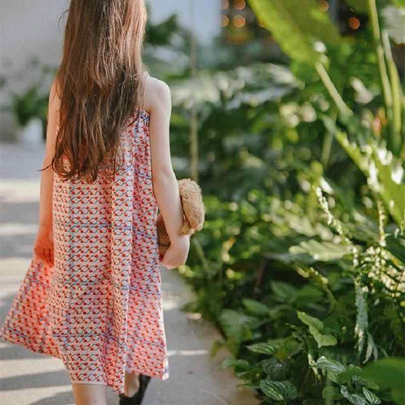 子供服 女の子用 サロペット オールインワン パンツ 3歳 4歳 5歳 6歳 7歳 8歳 夏服 吊りスカート風 ズボン ポリエステル 英国風 かわいい ドット柄 ミドルウエスト