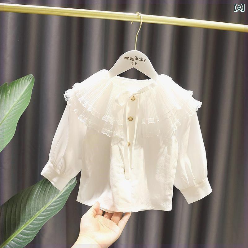 ワンピース 女の子 長袖シャツ デニム ジャンパースカート 2点セット 春秋 子供服 ベビー服 80 90 100 ..