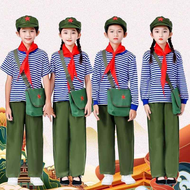 子供用コスチューム ズボンセット 春秋 長袖トップス 長ズボン 上下セット 発表会 舞台衣装 コーデュロイ