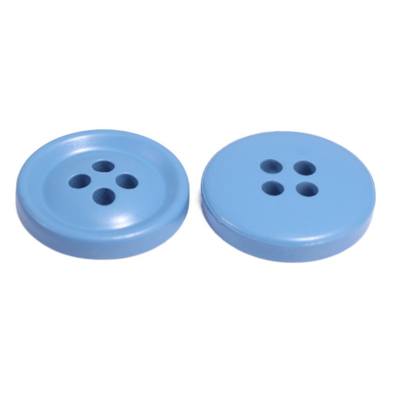 ボタン レディース キッズ 子供 ワンピース 服飾雑貨 ラウンド 幅広 4穴 飾りボタン 15mm ブルー マゼンタ オフホワイト パープル イエロー ブラック...
