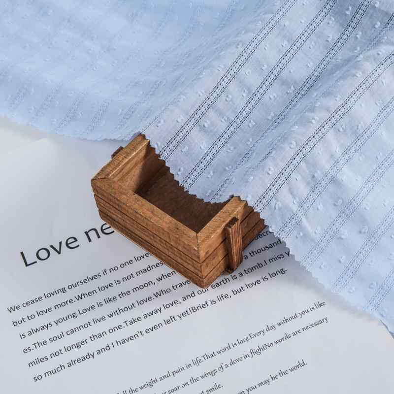 生地 布 綿 レディース 春夏秋 シャツ ワンピース パンツ ズボン 普段着 部屋着 作業服 スター 星 ストライプ 柄 織り 提花(x2)