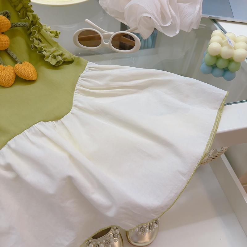 ワンピース キッズ 女の子 子供服 ベビー服 夏物 プリーツスカート 韓国 おしゃれ かわいい Aラインス..