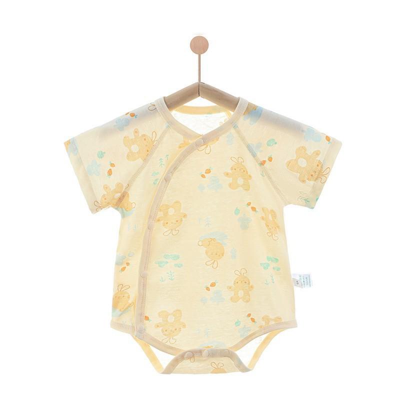 ベビー服 ロンパース 新生児 赤ちゃん 乳児 半袖 コットン 綿 薄手 春夏 かわいい アニマル柄