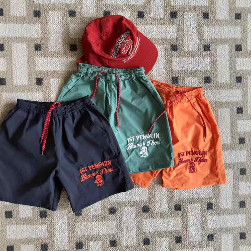 子供服 ショートパンツ 春夏 キッズ 男の子 女の子 刺繡 Penguin 模様 混紡 伸縮性 速乾性 普段使い 蔵..