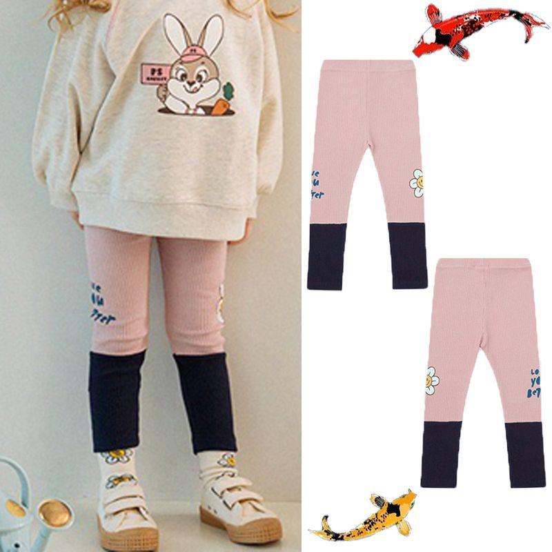 子供服 レギンス 春秋 キッズ 男女兼用 かわいい 花柄 コットン スパッツ 伸縮性 90cm 100cm 110cm 120..