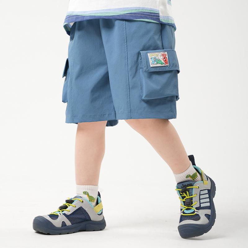 子供服 ショートパンツ 男の子 ハーフパンツ カーゴパンツ 夏 B類 基準 適合 伸縮性 無地 普段着 おし..