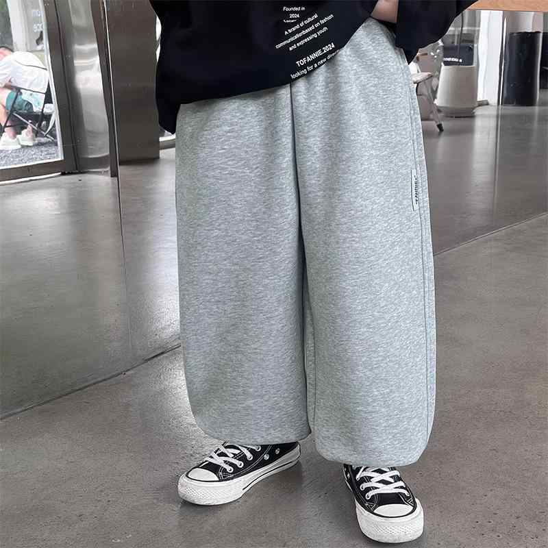 子供服 パンツ 大童サイズ 男の子 ズボン スウェットパンツ カジュアルパンツ 春秋 韓国 コットン 炭グ..