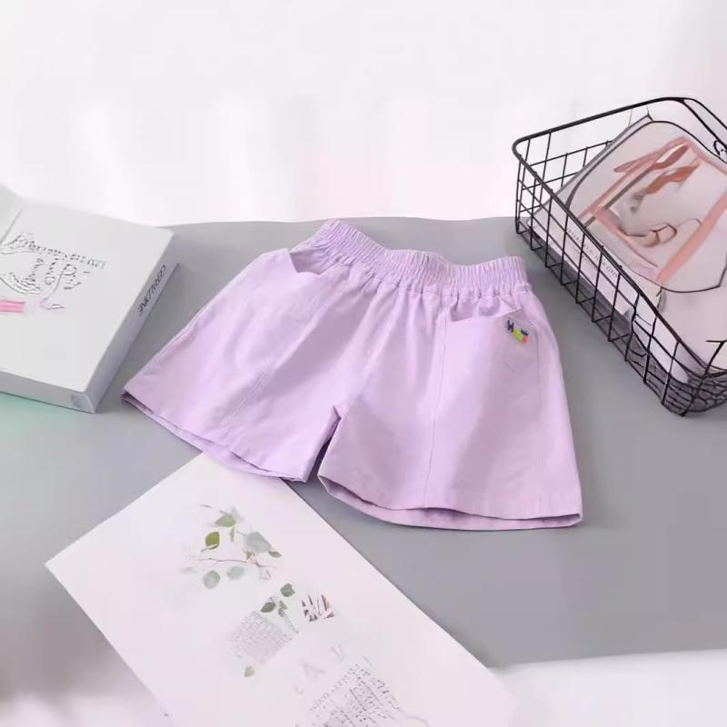 キッズ ハーフパンツ 短パン 子供服 女の子 男の子 綿麻 高学年 ゆったりサイズ 薄手 Aライン 無地 短..