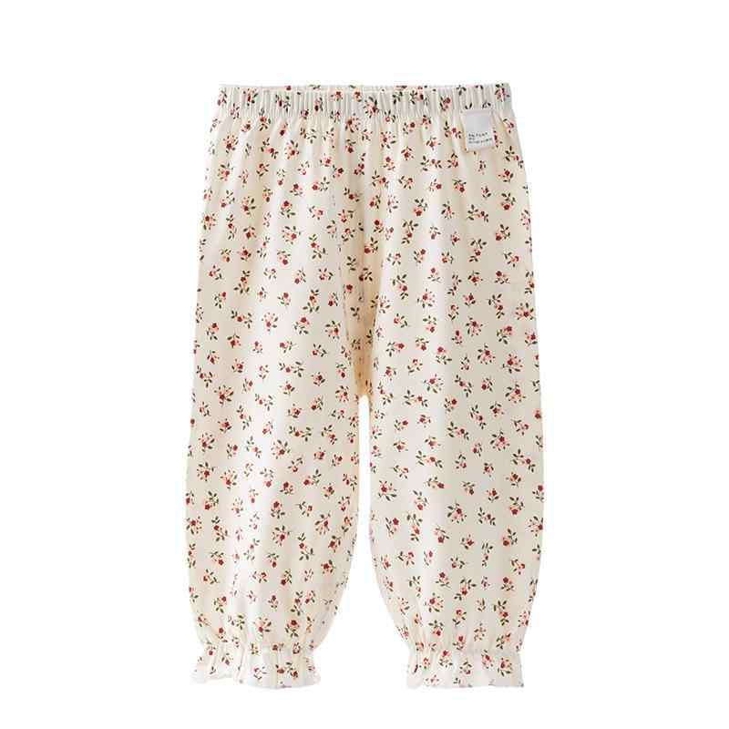 子供服 パンツ 女の子 9分丈パンツ ベビー服 夏 薄手 綿 ズボン 幼児 赤ちゃん 花柄 73CM 80cm 90cm 10..