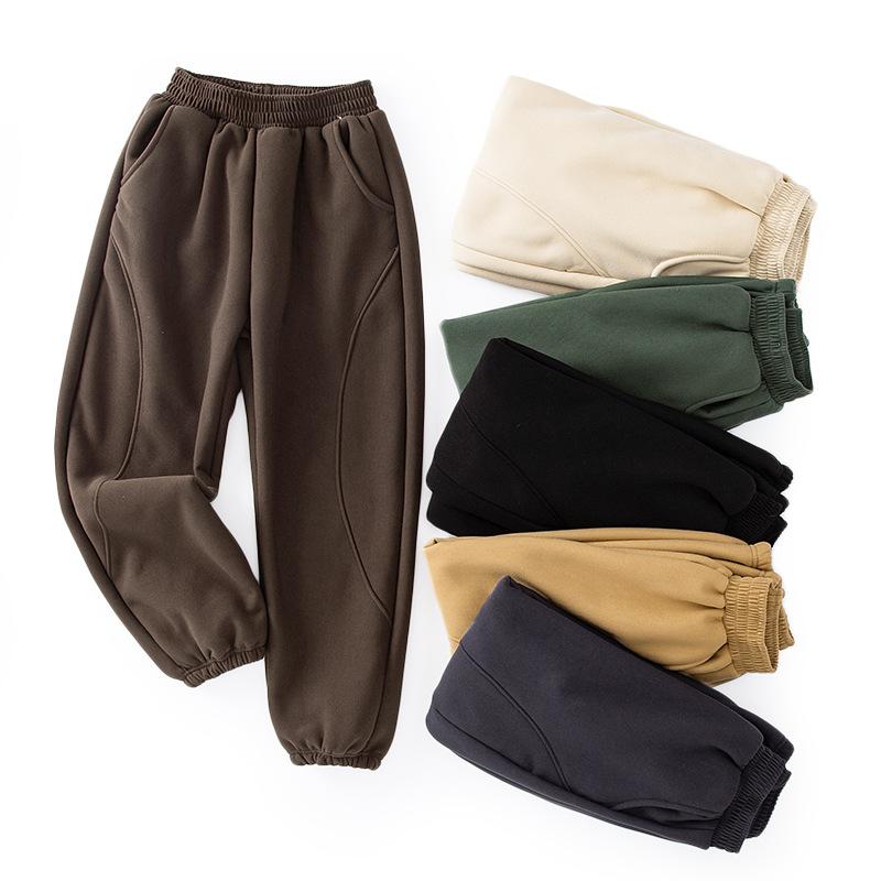 子供用パンツ キッズ スウェットパンツ 裏起毛 秋冬 韓国 ズボン 男の子 女の子 ボーイズ ガールズ 普..