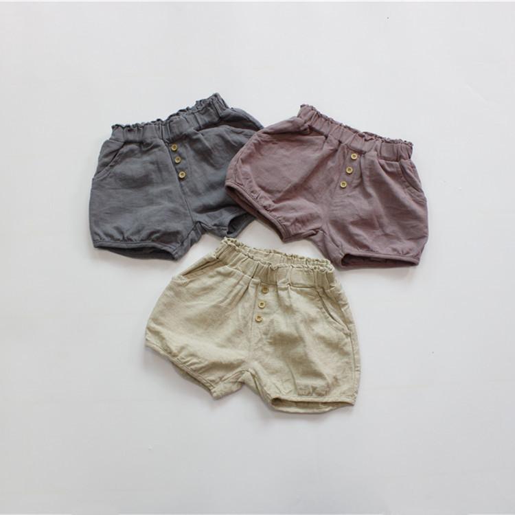 キッズ ハーフパンツ 男の子 女の子 韓国 コットン 無地 短パン 子供 幼児 幼稚園 保育園 通園 通学 普..