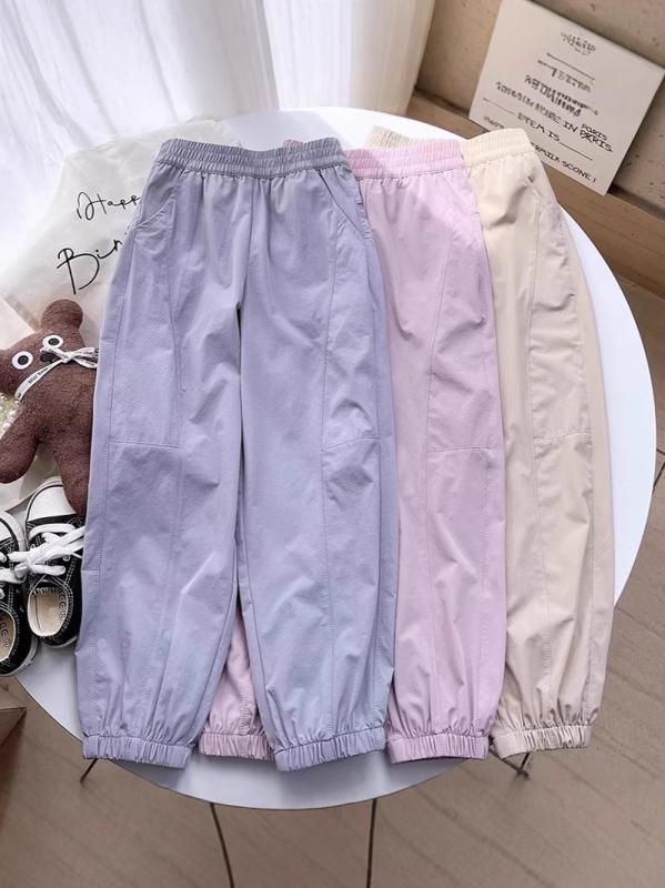 子供服 パンツ 女の子 女の子 薄手 接触冷感 スポーツパンツ 夏用 速乾 ズボン 中学生 高学年 運動着 ..