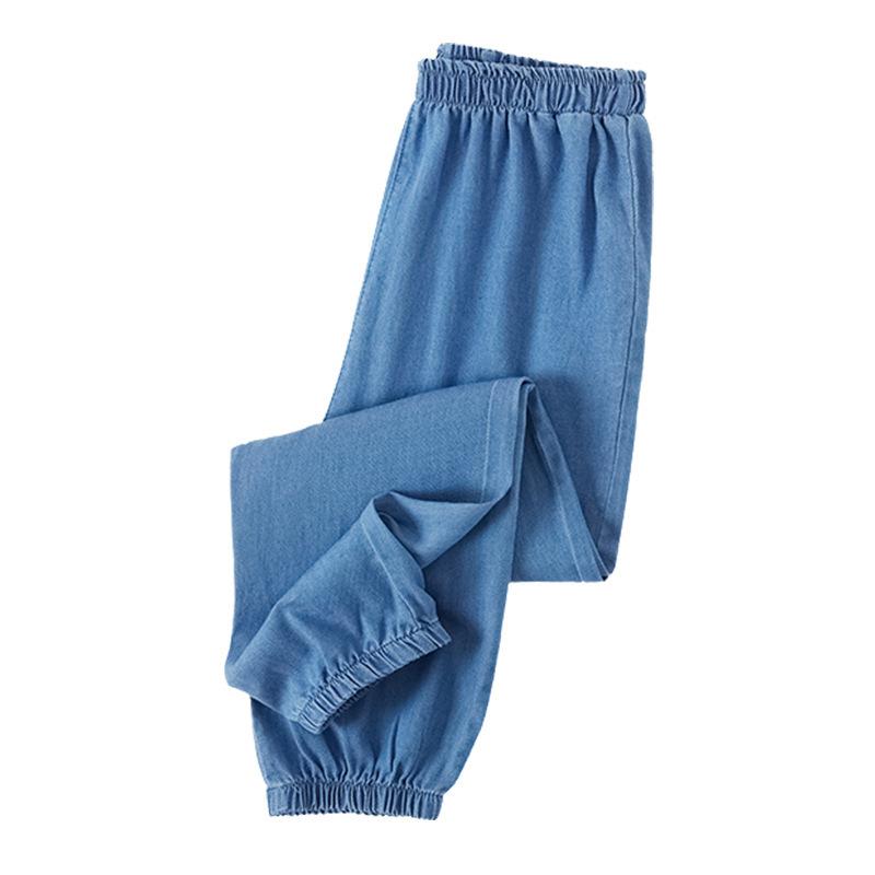 子供用パンツ 男の子 ハーフパンツ 5分丈 デニム 長ズボン 薄手 速乾性 通気性 伸縮性 ウエストゴム カジュアル スポーツ ウェア 110cm 120cm 130cm 140cm 150cm 160cm 170cm