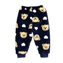 ベビー服 パンツ 秋冬 加厚 あったか 裏起毛 コットンパンツ 男女兼用 新生児 ズボン コーラル フリース 長ズボン 66cm 73cm 80cm 90cm ...