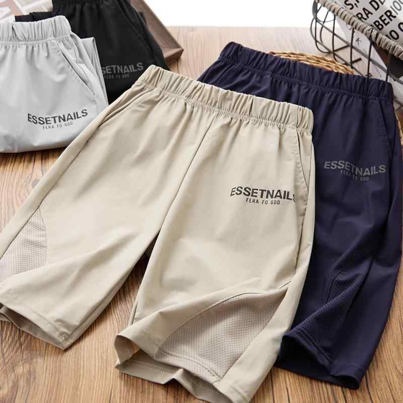 キッズ ハーフパンツ 男の子 速乾性 ポリエステル 子供服 カジュアルパンツ 夏 カーキ グレー 黒 紺色