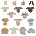 ワンピース 女の子 長袖 子供服 チュニック Aライン 花柄 格子柄 コットン 秋冬 70 80 90 100 110 120 130 140cm(x8)