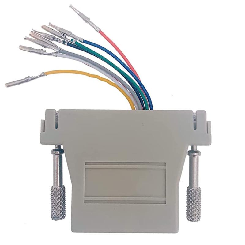 5 個 DB9 から RJ45 モジュール アダプター