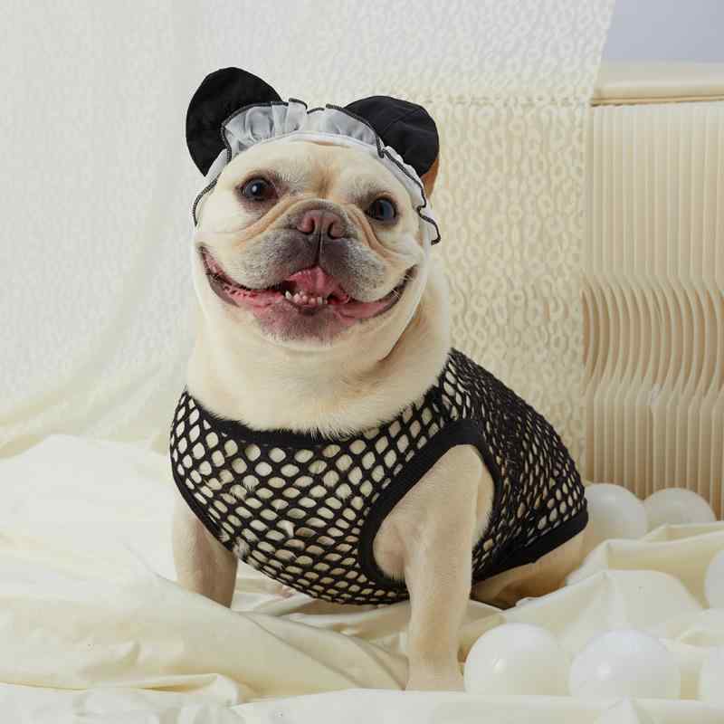 ドッグウェア 犬 服 夏用 薄手 メッシュ 涼しい 通気性 ペット 服 フレンチブルドッグ パグ コーギー ベスト かわいい3