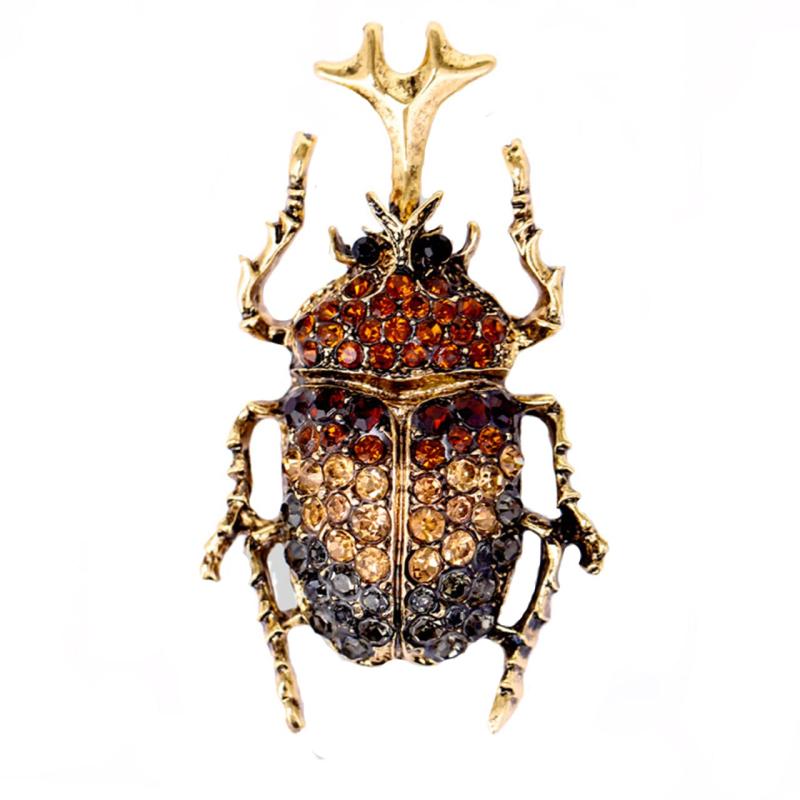 レディース メンズ カブトムシ クワガタ ブローチ ボンブローチ アクセサリー ジルコニア ジュエリー エレガント セレモニー 動物 虫 プレゼント 誕生日 ハロウィン イベントの商品画像 3