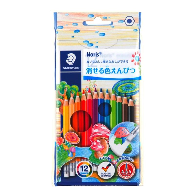 ステッドラー 色鉛筆 消せる色鉛筆 ノリスクラブ 144 50NC消して描き直せるけしごむで消して描き直せるため、こどもや初心者、ぬりえなどにおすすめ