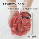 泡立てボール 1個 紐付き 泡立てネット 泡だてネット ボールタイプ 泡だてボール 12cm 大きめ ビッグサイズ 巨大 泡立てやすい ふわふわ 丸い もこもこ 洗顔 ボディ ボディー ボディタオル お風呂 バス用品 洗面 スポンジ おしゃれ 網 ネット 細かい くすみ パステル 2