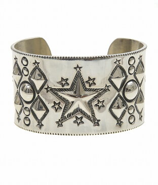 【サマーキャンペーン!】CODY SANDERSON / コディ サンダーソン ： Multi Motif Star Repo Cuff-バングル- ： コディ サンダーソン バングル シルバー アクセサリー ： C1-01-008 【RIP】【BJB】