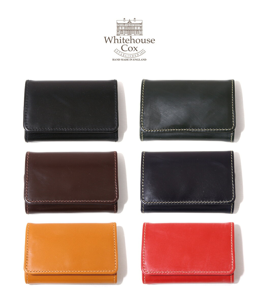 ホワイトハウスコックス 財布（メンズ） Whitehouse Cox / ホワイトハウスコックス : COIN PURSE (Bridle Leather) / 全6色 : コインパース ブライドルレザー 本革 コインケース 財布 小銭入れ コンパクト シンプル ギフト プレゼント ラッピング可能 男女兼用 : S-9084-BRI【MUS】