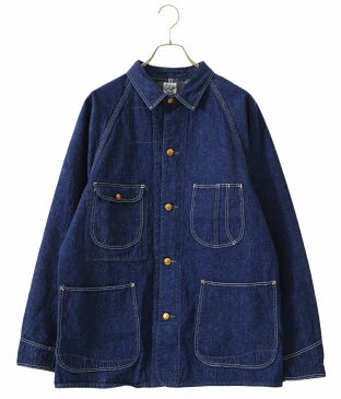 orSlow / オアスロウ ： UNISEX 1950 DENIM COVER ALL O/W ： デニムジャケット カバーオール メンズ ： 03-6140-81 【STD】