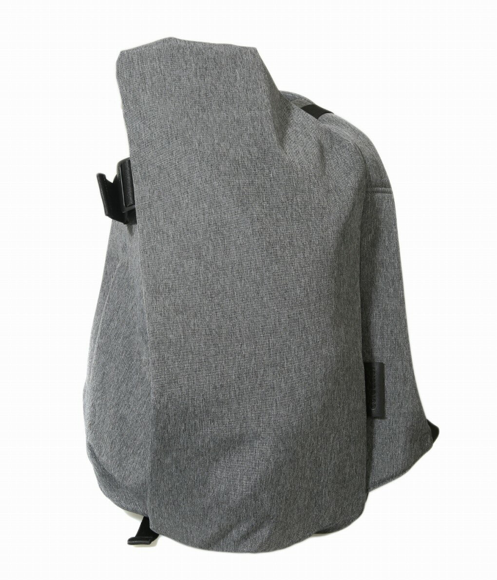 cote&ciel / コートエシエル : Isar Rucksack M (Eco Yarn / BLACK MELANGE / Laptops up to 13inch) : イサール ミディアム リュックサック ブラック メレンゲ マックブック メンズ : cc-27711 【WAX】