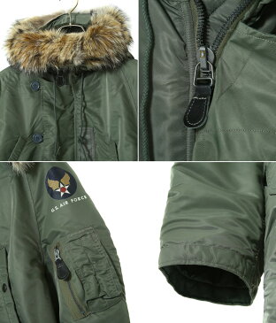 BUZZ RICKSON’S / バズリクソンズ : TYPE N-3B “SKYLINE CLOTHING CORP.” : N3B スカイライン クロージング コープ ミリタリー ダウン ジャケット アウター : BR14169 【STD】