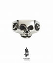 FLASH POINT / フラッシュポイント : JIM SKULL JOHNNY DEPP PLAIN TYPE : ジムスカル ジョニーデップ プレーンタイプ シルバー リング 指輪 アクセサリー メンズ レディース ユニセックス シンプル シルバー925 : C492【COR】