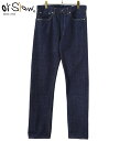 オアスロウ ジーンズ メンズ orSlow / オアスロウ : MEN’S IVY FIT JEANS -ONEWASH- : オアスロウ リジット 107 テーパード デニム オアスロウ スリム アイビー ハンパ丈 スリムフィット セルビッチ アメカジ カジュアル シンプル デニムパンツ : 01-0107-81 【STD】【REA】