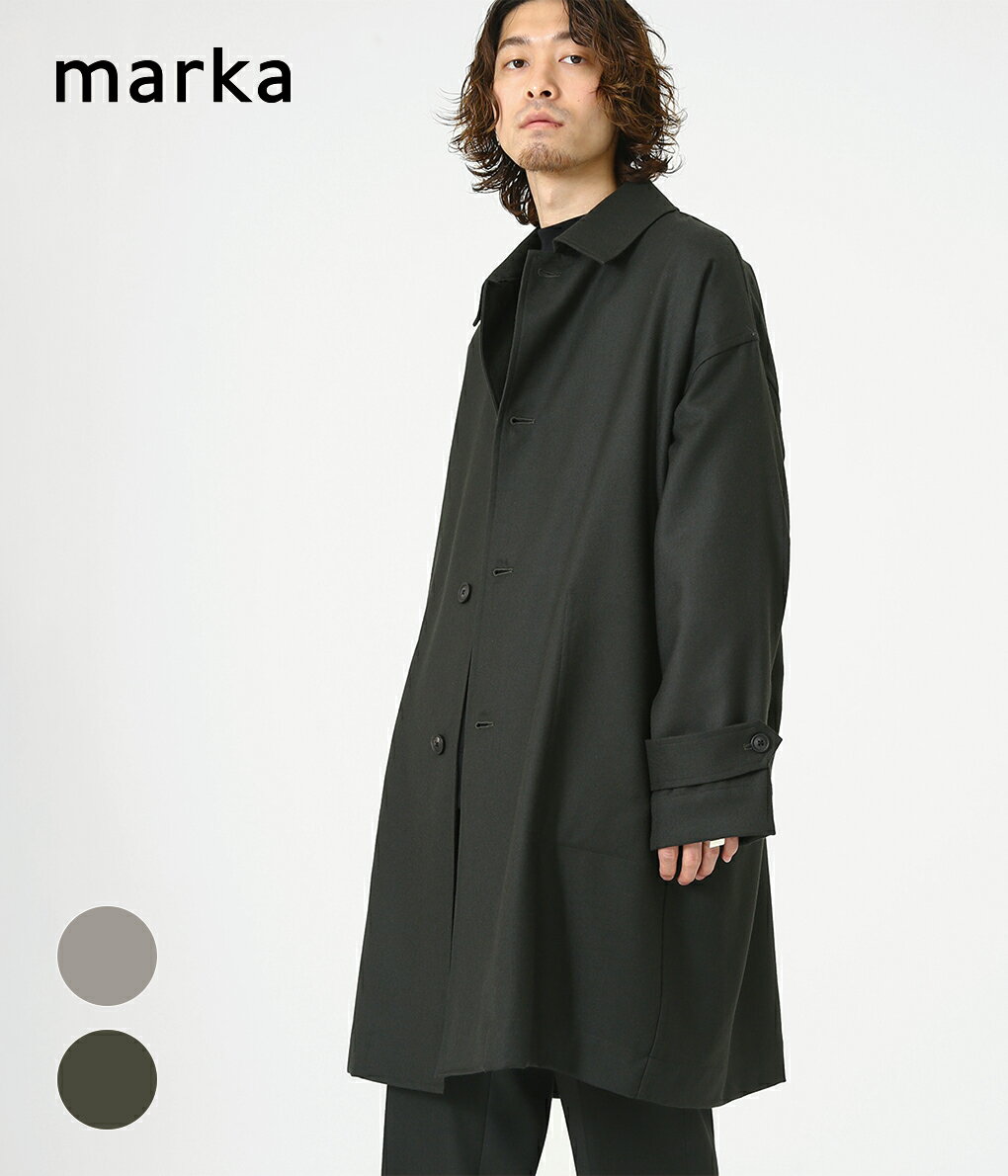marka(マーカ)『ウールソフトサージシャツコート』