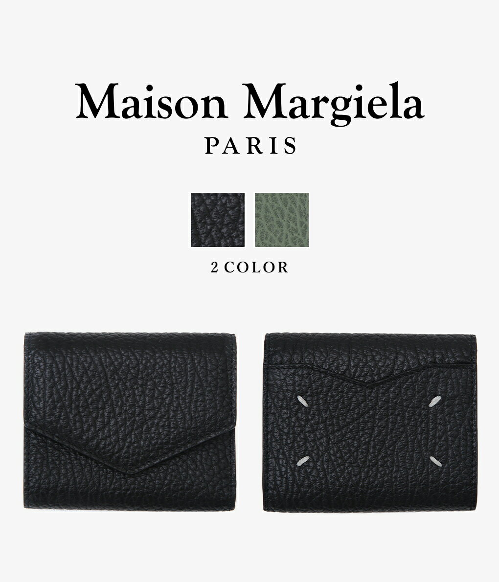 Maison Margiela / メゾン マルジェラ : LEATHER WALLET / 全2色 : レザーウォレット レザーサイフ 三つ折り 革財布 ミニウォレット イタリア製 本革 レザー メンズ レディース ユニセックス プレゼント ギフト : S56UI0136【RIP】【BJB】【ANN】のサムネイル