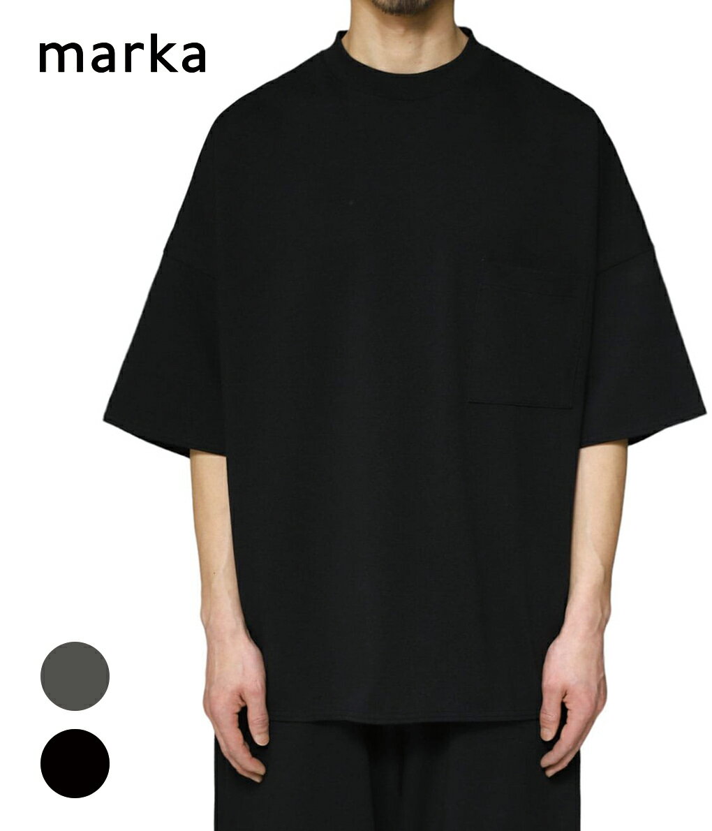 marka / マーカ : POCKET TEE - 20//1 RECYCLE SUVIN ORGANIAC COTTON KNIT - / 全2色 : ポケットティー20/1リサイウルスビンオーガニックコットンニット フットボールティー : M24A-18CS03B