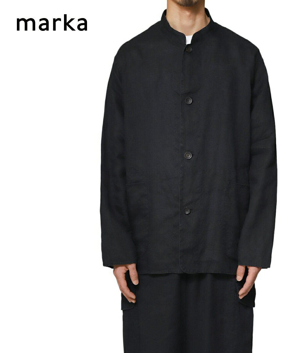 marka / }[J : WORK JACKET - 60/-linen poplin - : [NWPbgl|v ~^[ t` VcWPbg Y : M24B-02JK01CyCORz