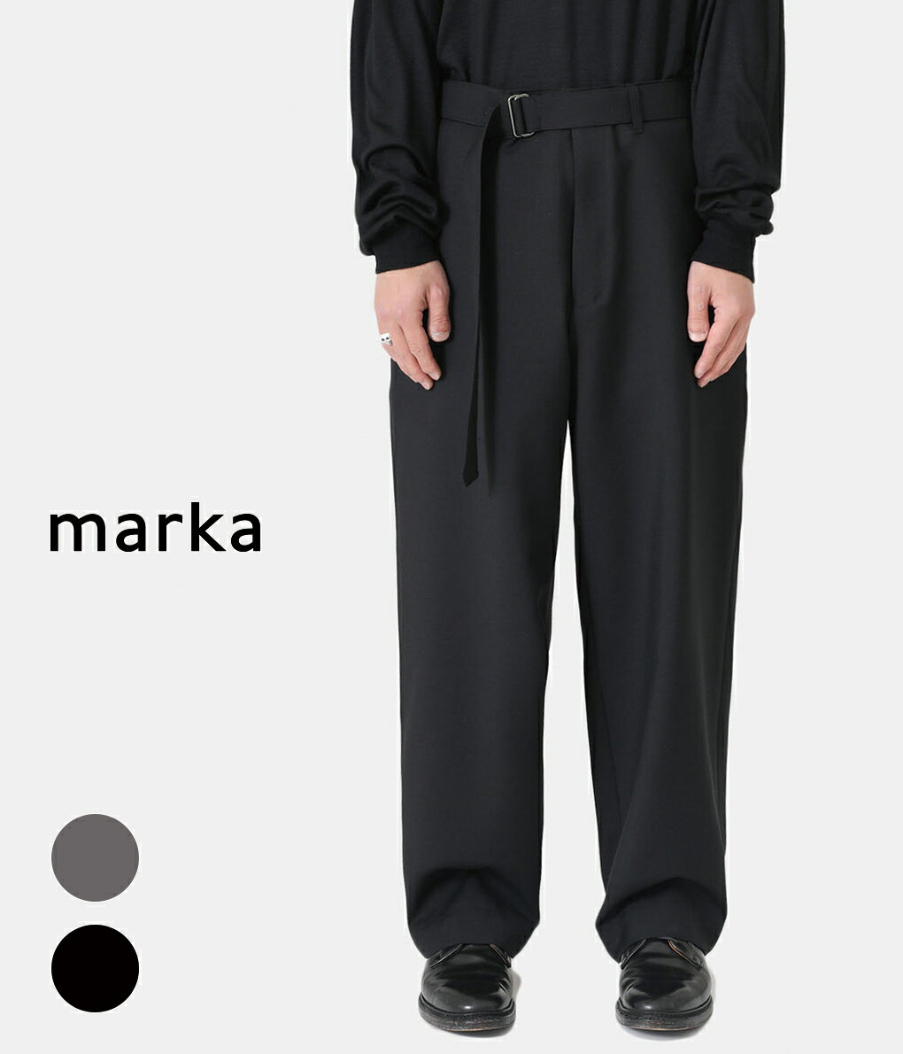 marka / マーカ : BELTED PANTS - o