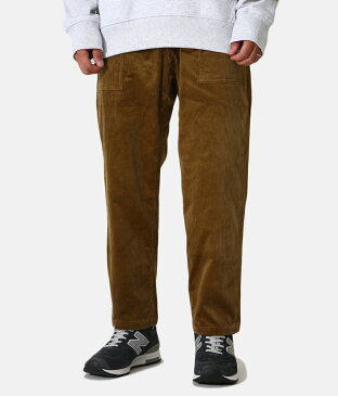 【送料無料】GRAMICCI / グラミチ : CORDUROY LOOSE TAPERED PANTS / 全3色 : コーデュロイ ルーズ テーパード パンツ ボトムス ルーズシルエット クロップド メンズ : GUP-21F047【PIE】